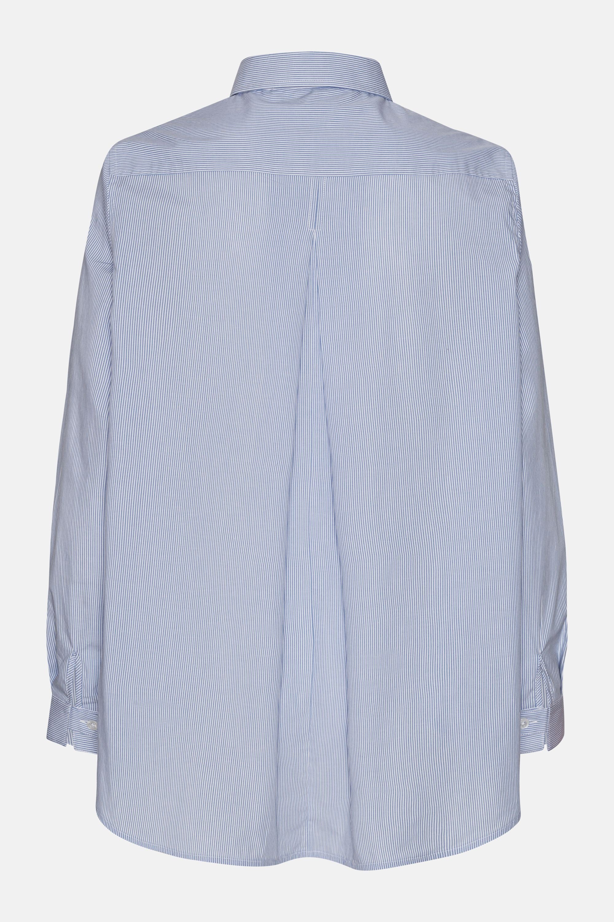 Hemd Mit Fließendem Rückenteil Streifen - Heather